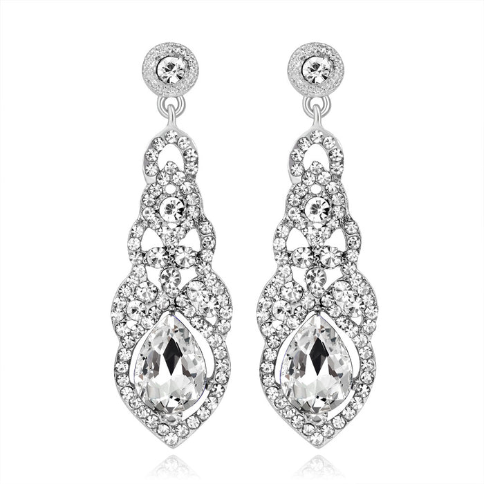 Jewelry WholesaleWholesale diamond-set long alloy earrings JDC-ES-GSDB014 Earrings 丹比华比 %variant_option1% %variant_option2% %variant_option3%  Factory Price JoyasDeChina Joyas De China