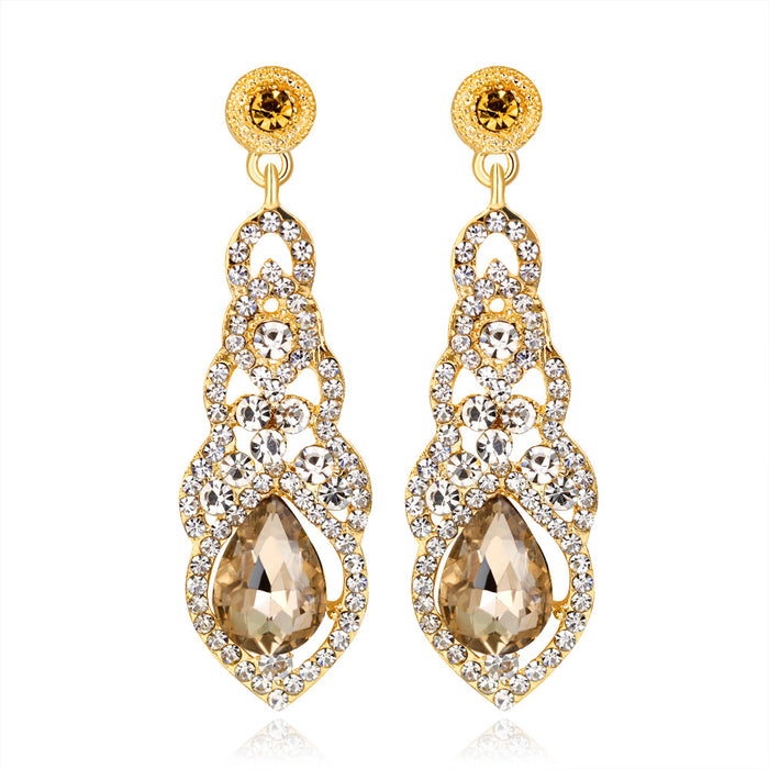 Jewelry WholesaleWholesale diamond-set long alloy earrings JDC-ES-GSDB014 Earrings 丹比华比 %variant_option1% %variant_option2% %variant_option3%  Factory Price JoyasDeChina Joyas De China