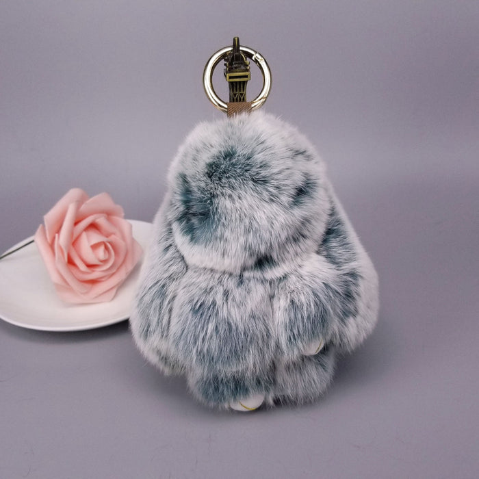 Jewelry WholesaleWholesale real Rex rabbit hair rabbit Keychain MOQ ≥ 10 JDC-KC-YZ008 Keychains 永泽 %variant_option1% %variant_option2% %variant_option3%  Factory Price JoyasDeChina Joyas De China