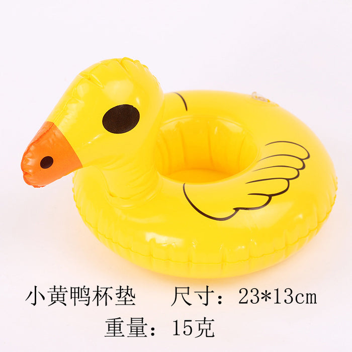 Jewelry WholesaleWholesale Flamingo PVC Inflatable Water Floating Drink Cup Holder MOQ≥3 JDC-CUP-SanX001 Cup Holder 三兄 %variant_option1% %variant_option2% %variant_option3%  Factory Price JoyasDeChina Joyas De China