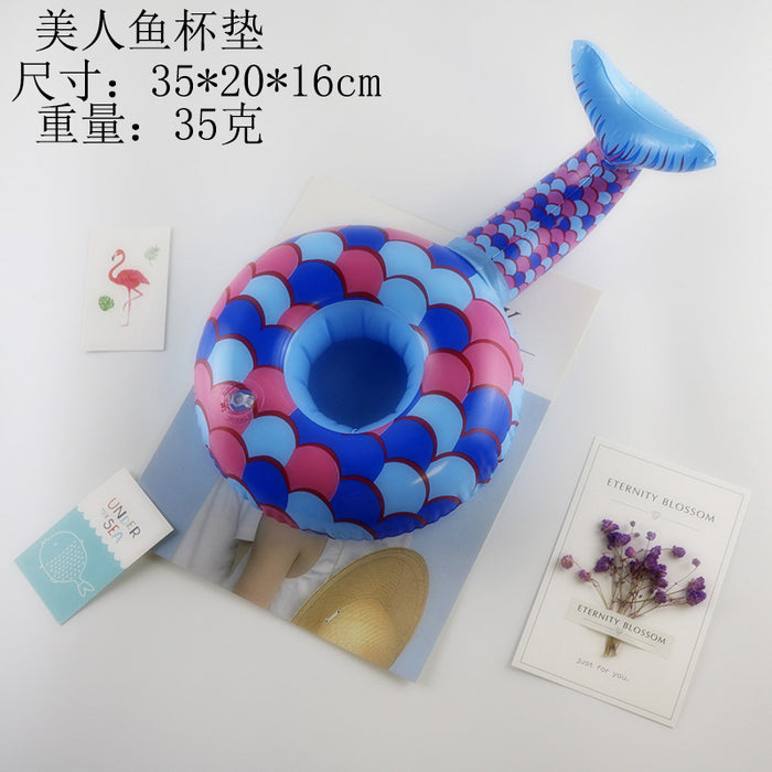 Jewelry WholesaleWholesale Flamingo PVC Inflatable Water Floating Drink Cup Holder MOQ≥3 JDC-CUP-SanX001 Cup Holder 三兄 %variant_option1% %variant_option2% %variant_option3%  Factory Price JoyasDeChina Joyas De China