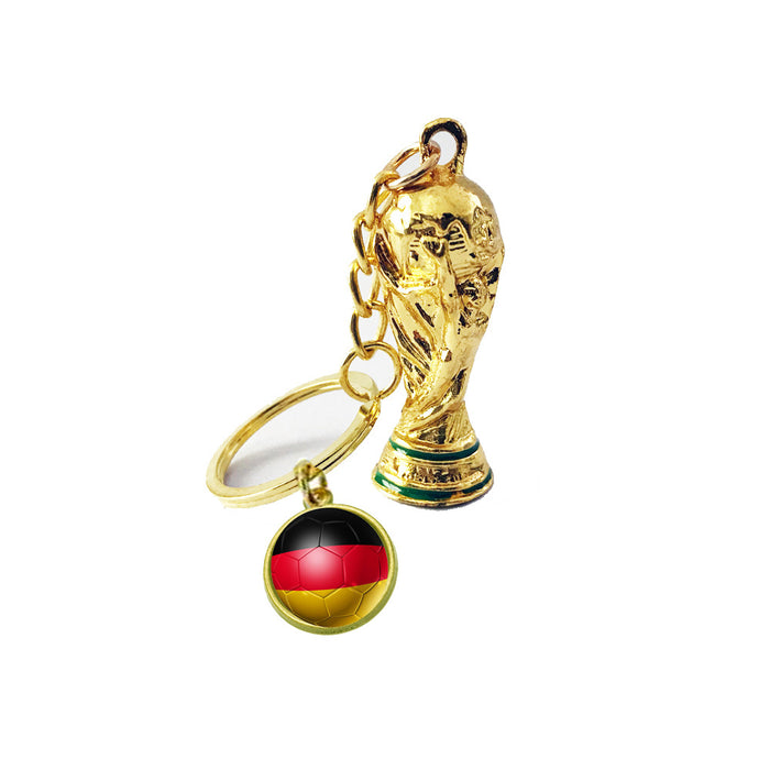 Wholesale Keychain Metal World Cup Souvenir Pendant MOQ≥2 JDC-KC-ChangZ002