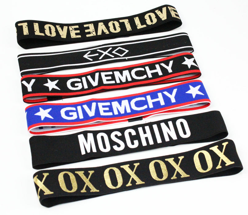 Wholesale Unisex Letter Headband Super Elastic Face Wash Headband JDC-HD-GSPF001