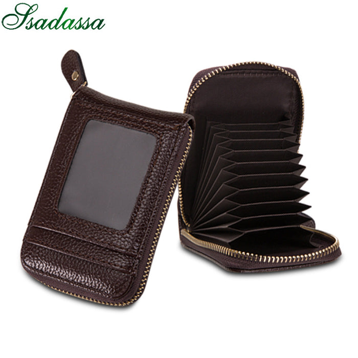 Wholesale PU Leather Card Holder Wallet MOQ≥3 JDC-WT-Shadp007