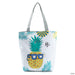 Jewelry WholesaleWholesale fruit print turtle back leaf pineapple beach canvas bag  JDC-BB-Mobiao001 Beach Bag 莫表 %variant_option1% %variant_option2% %variant_option3%  Factory Price JoyasDeChina Joyas De China