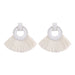 Jewelry WholesaleWholesale Hand Braided Tassel Earrings JDC-ES-JQ231 Earrings 佳琪 %variant_option1% %variant_option2% %variant_option3%  Factory Price JoyasDeChina Joyas De China