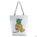 Jewelry WholesaleWholesale fruit print turtle back leaf pineapple beach canvas bag  JDC-BB-Mobiao001 Beach Bag 莫表 %variant_option1% %variant_option2% %variant_option3%  Factory Price JoyasDeChina Joyas De China