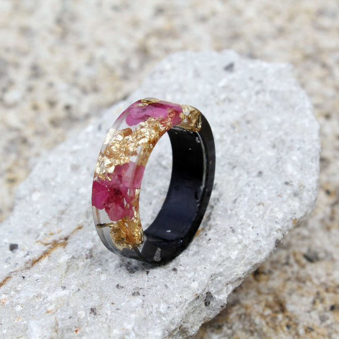 Wholesale Wood Luminous Amber Rings MOQ≥2 JDC-RS-PingD002