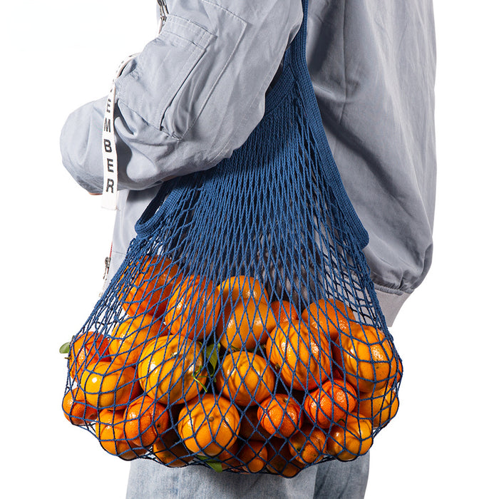 Wholesale Decoration Tote Bag Cotton Supermarket Vegetable and Fruit Net Pocket MOQ≥2 JDC-HB-ShenT001