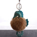 Jewelry WholesaleWholesale Hippocampus Plush Doll Hair Ball Keychain MOQ≥2 JDC-KC-QiShi032 Keychains 奇释 %variant_option1% %variant_option2% %variant_option3%  Factory Price JoyasDeChina Joyas De China