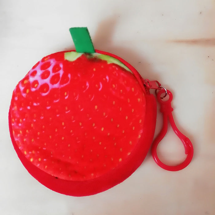 Wholesale Simulation Fruit Hook Bag Throwing Plush Toys Children's Coin Purse JDC-WT-YueC005