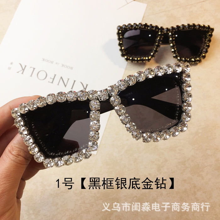 Jewelry Wholesalewholesale heavy metal diamond sunglasses women JDC-SG-GuiM004 Sunglasses 闺淼 %variant_option1% %variant_option2% %variant_option3%  Factory Price JoyasDeChina Joyas De China