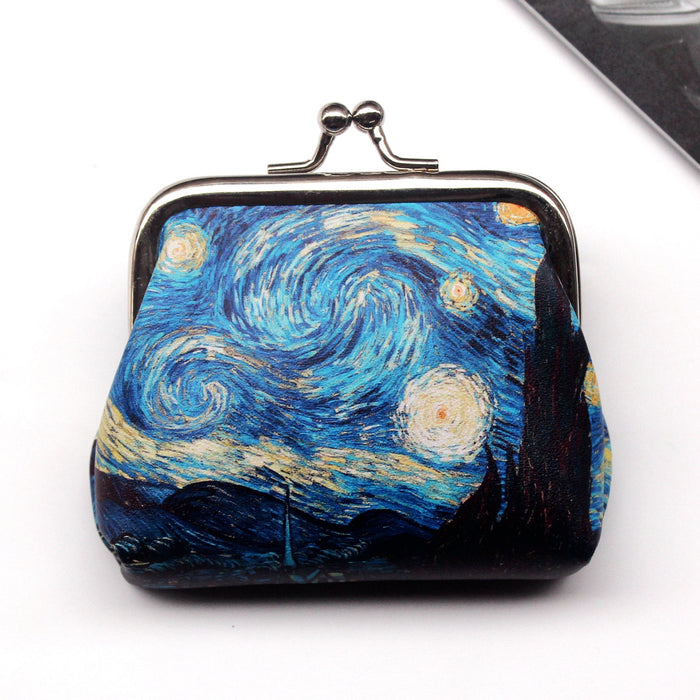 Wholesale Vintage Creative Print Ladies Coin Purse JDC-WT-QWang001