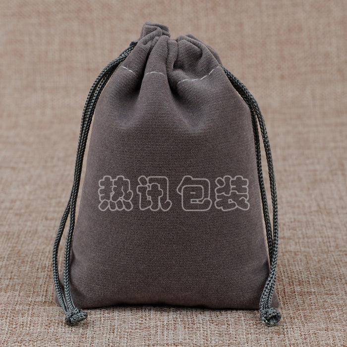 Jewelry WholesaleWholesale Flannel Drawstring Pocket Jewelry Packaging Bag 50 pcs/pack JDC-JP-ReX001 Jewelry packaging 热讯 %variant_option1% %variant_option2% %variant_option3%  Factory Price JoyasDeChina Joyas De China