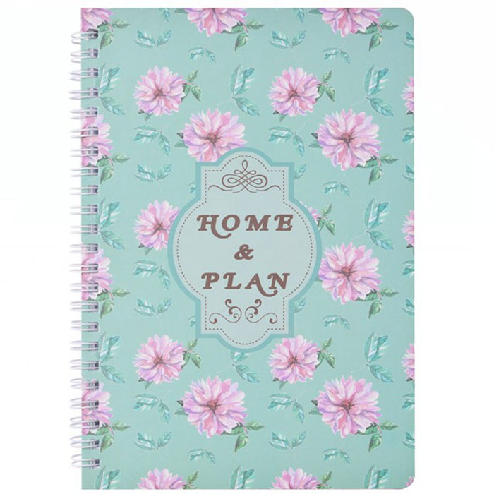 Wholesale Notebook Fresh Floral Family Accounting Book MOQ≥2 JDC-NK-BSD002