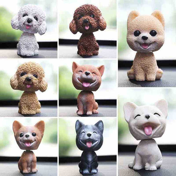 Wholesale Car Accessories Vinyl Cute Doll Car Ornaments MOQ≥2 JDC-CA-HanX001