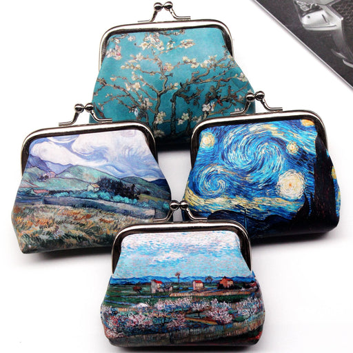 Jewelry WholesaleWholesale Vintage Creative Print Ladies Coin Purse JDC-WT-QWang001 Wallet 祺旺 %variant_option1% %variant_option2% %variant_option3%  Factory Price JoyasDeChina Joyas De China