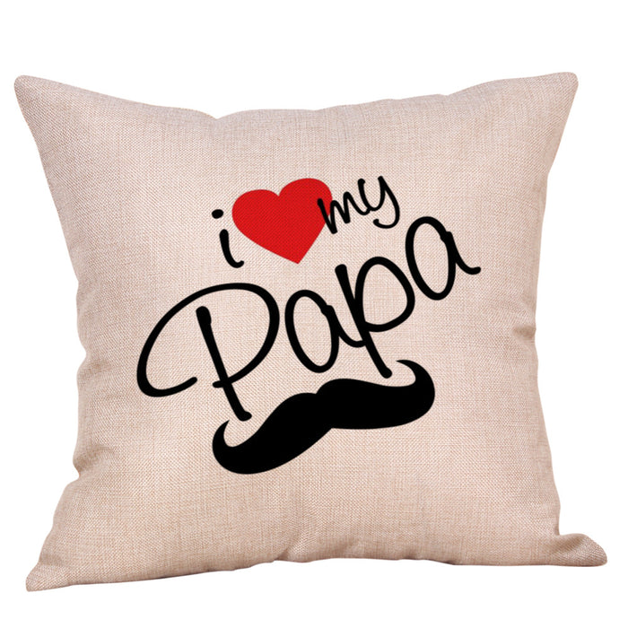 Jewelry WholesaleWholesale Father's Day Cotton Linen Sofa Pillowcase JDC-PW-RNK001 Pillowcase 瑞纳可 %variant_option1% %variant_option2% %variant_option3%  Factory Price JoyasDeChina Joyas De China