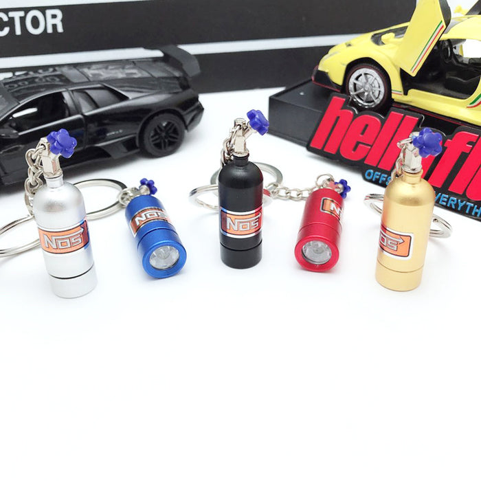 Wholesale Car NOS Nitrogen Oxide Keychain Outdoor LED Light Keychain MOQ≥2 JDC-KC-JinC001