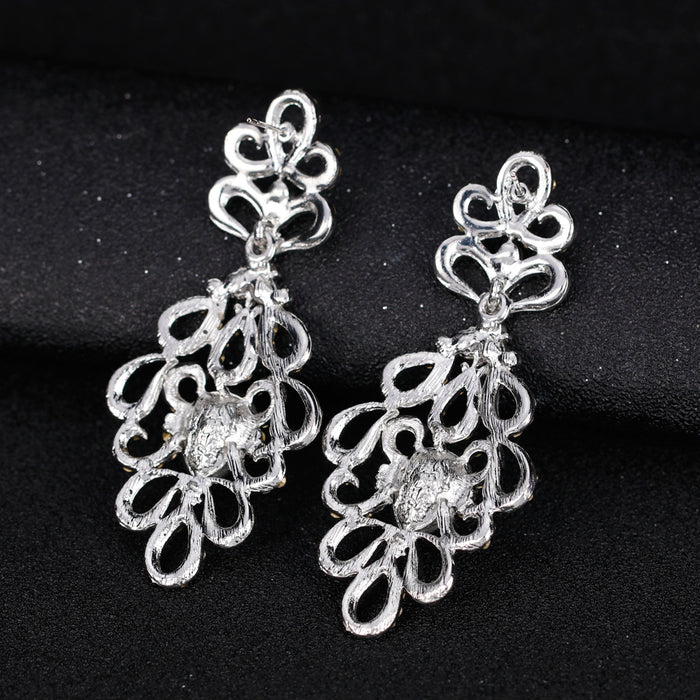 Jewelry WholesaleWholesale cutout diamond-set alloy stud earrings JDC-ES-GSDB011 Earrings 丹比华比 %variant_option1% %variant_option2% %variant_option3%  Factory Price JoyasDeChina Joyas De China