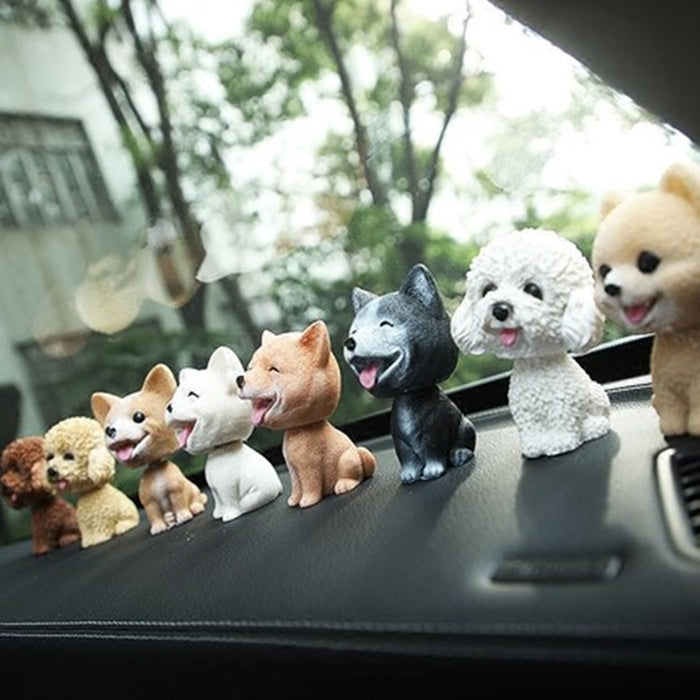 Wholesale Car Accessories Vinyl Cute Doll Car Ornaments MOQ≥2 JDC-CA-HanX001