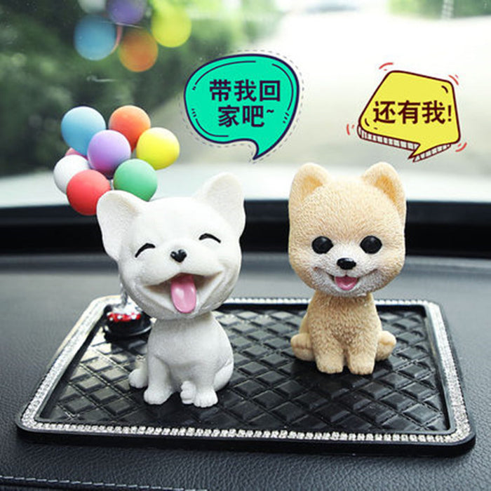 Wholesale Car Accessories Vinyl Cute Doll Car Ornaments MOQ≥2 JDC-CA-HanX001