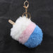 Jewelry WholesaleWholesale ice cream hairball keychain JDC-KC-Zuge053 Keychains 祖格 %variant_option1% %variant_option2% %variant_option3%  Factory Price JoyasDeChina Joyas De China