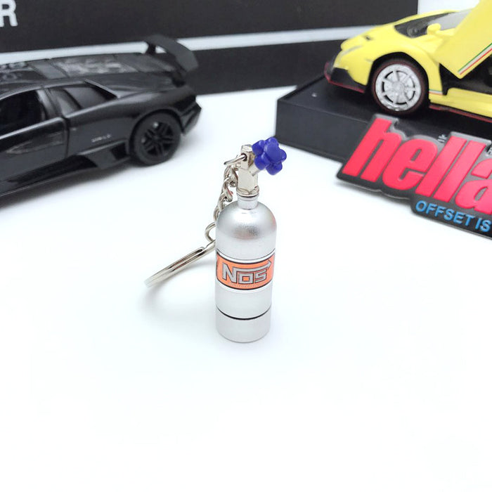 Wholesale Car NOS Nitrogen Oxide Keychain Outdoor LED Light Keychain MOQ≥2 JDC-KC-JinC001