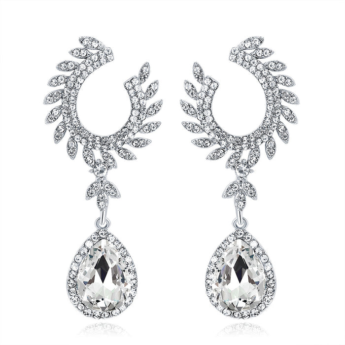 Jewelry WholesaleWholesale alloy diamond-encrusted water drop earrings JDC-ES-GSDB013 Earrings 丹比华比 %variant_option1% %variant_option2% %variant_option3%  Factory Price JoyasDeChina Joyas De China