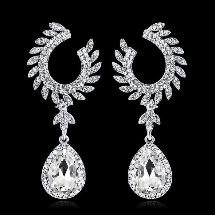 Jewelry WholesaleWholesale alloy diamond-encrusted water drop earrings JDC-ES-GSDB013 Earrings 丹比华比 %variant_option1% %variant_option2% %variant_option3%  Factory Price JoyasDeChina Joyas De China