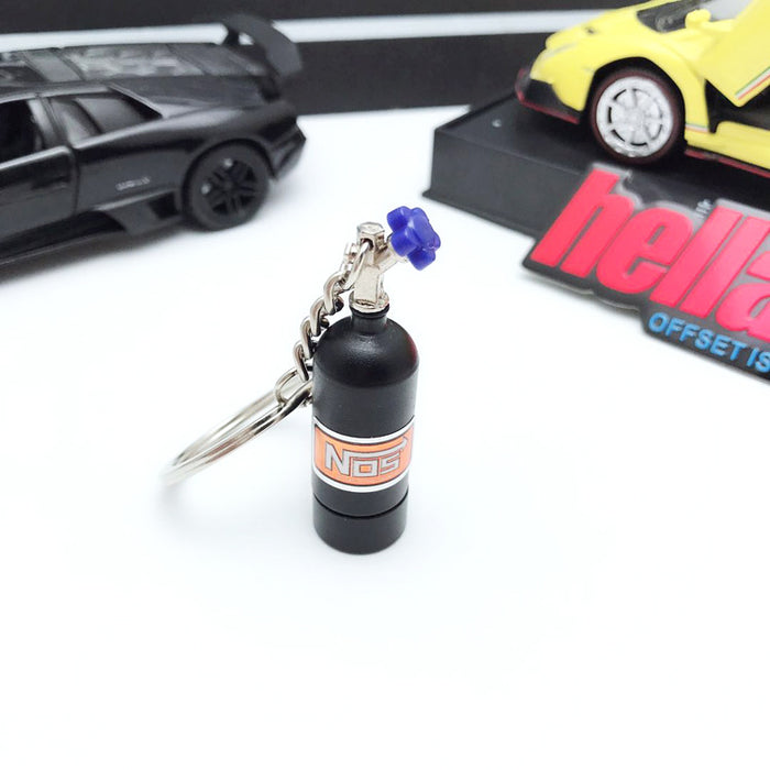 Wholesale Car NOS Nitrogen Oxide Keychain Outdoor LED Light Keychain MOQ≥2 JDC-KC-JinC001