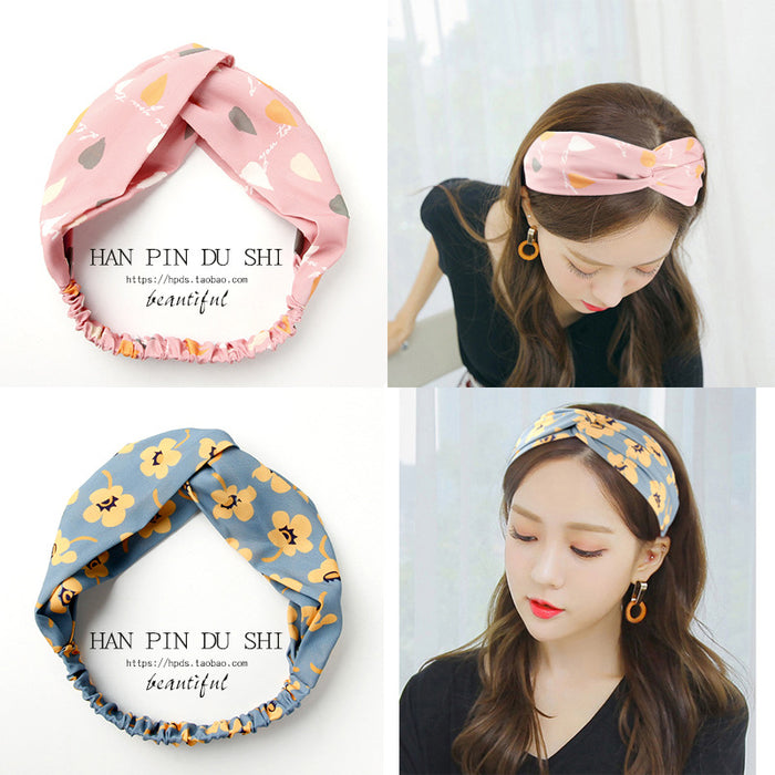 Jewelry WholesaleWholesale wide side cross simple face wash Hair Scrunchies JDC-HS-Qiyue002 Hair Scrunchies 奇阅 %variant_option1% %variant_option2% %variant_option3%  Factory Price JoyasDeChina Joyas De China