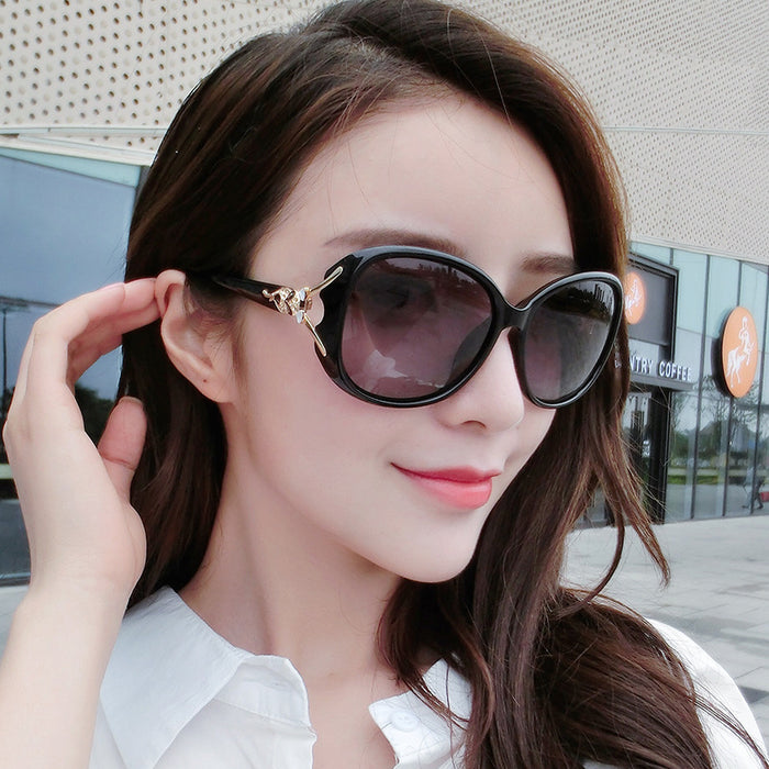 Wholesale fox head color changing glasses large frame sunglasses JDC-SG-RSM004