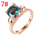 Jewelry WholesaleWholesale Colored Zircon Electroplated Copper Rings JDC-RS-MiMeng070 Rings 米萌 %variant_option1% %variant_option2% %variant_option3%  Factory Price JoyasDeChina Joyas De China