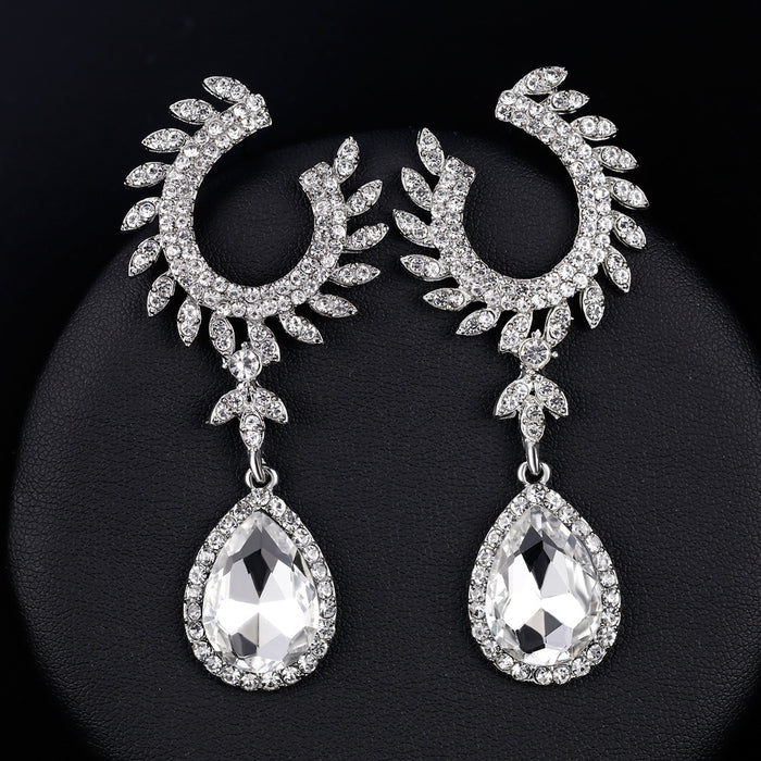 Jewelry WholesaleWholesale alloy diamond-encrusted water drop earrings JDC-ES-GSDB013 Earrings 丹比华比 %variant_option1% %variant_option2% %variant_option3%  Factory Price JoyasDeChina Joyas De China