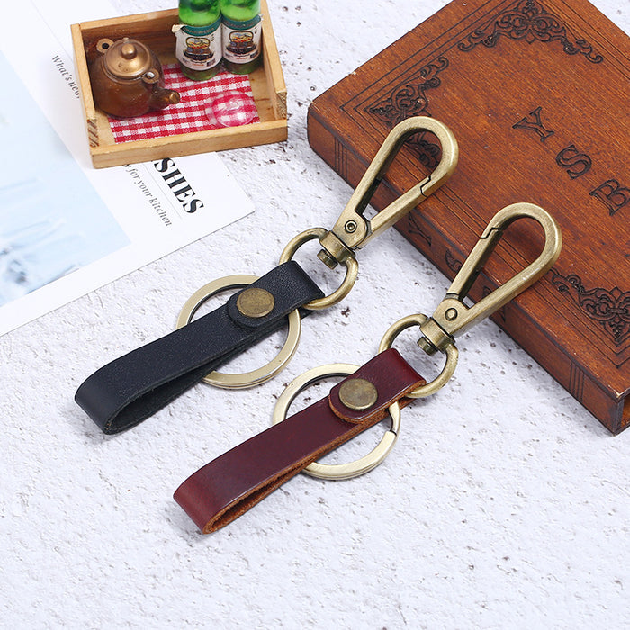 Wholesale Alloy Leather Lanyard Keychain JDC-KC-PK006