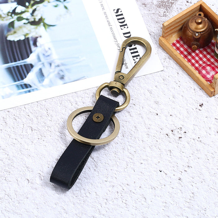 Wholesale Alloy Leather Lanyard Keychain JDC-KC-PK006