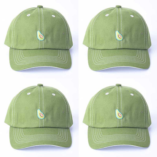 Jewelry WholesaleWholesale Avocado Fruit Cotton Baseball Cap MOQ≥2 JDC-FH-WenR004 Fashionhat 温然 %variant_option1% %variant_option2% %variant_option3%  Factory Price JoyasDeChina Joyas De China