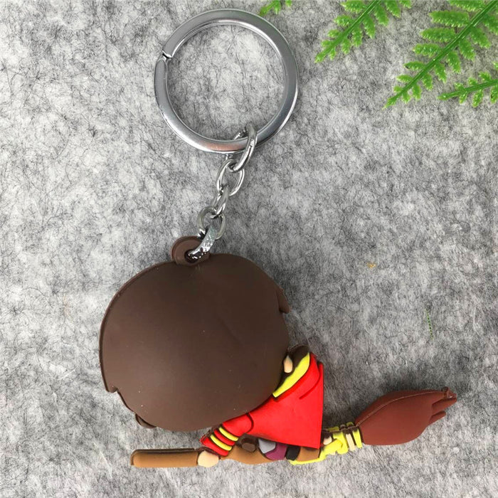 Wholesale Keychains PVC Alloy Cute Cartoon Animation(M) MOQ≥3 JDC-KC-Hesheng004