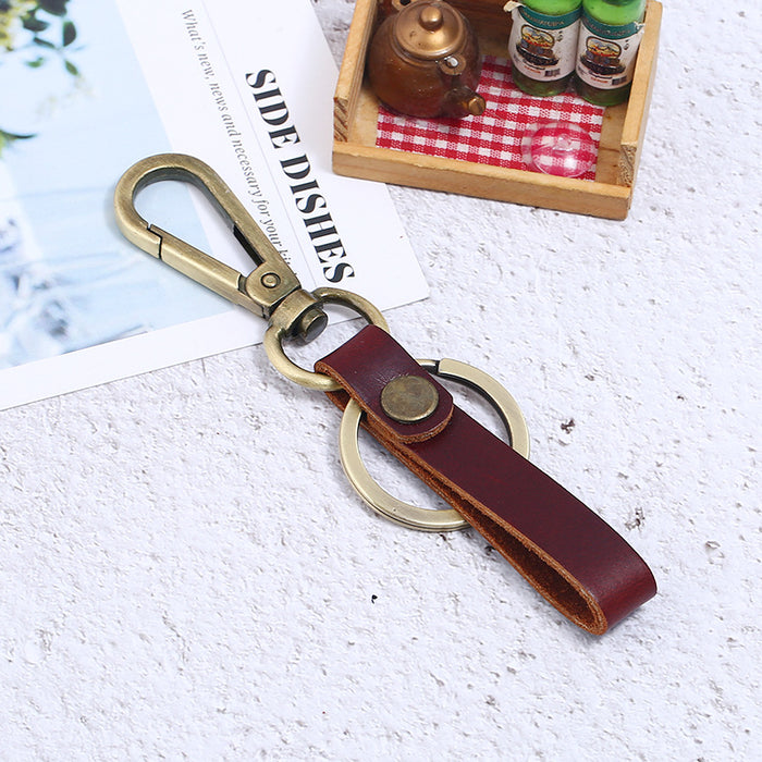 Wholesale Alloy Leather Lanyard Keychain JDC-KC-PK006