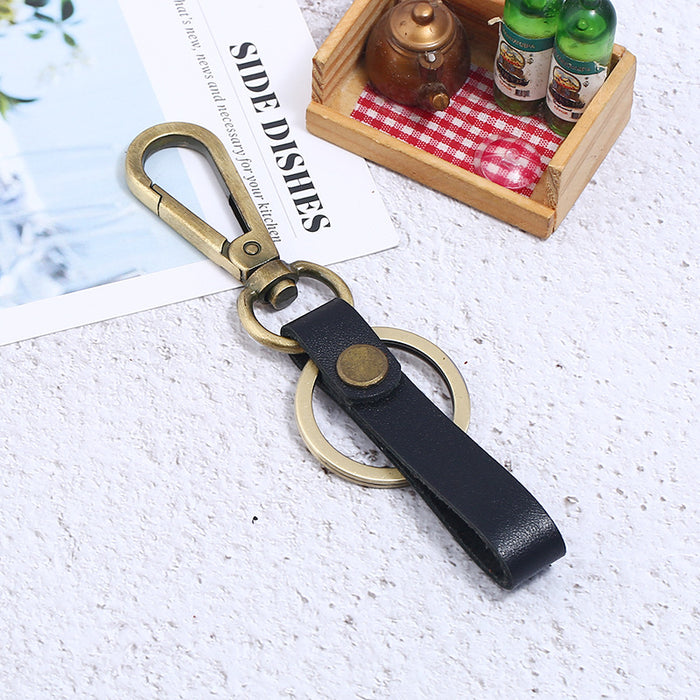 Wholesale Alloy Leather Lanyard Keychain JDC-KC-PK006