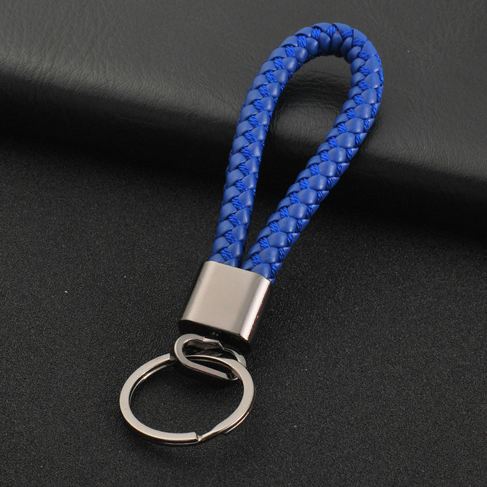 Jewelry WholesaleWholesale Braided Leather Cord Car Metal Keychain MOQ≥2 JDC-KC-XinS001 Keychains 新尚 %variant_option1% %variant_option2% %variant_option3%  Factory Price JoyasDeChina Joyas De China