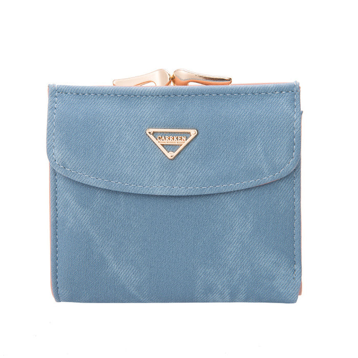 Jewelry WholesaleWholesale two fold small teaching bag multi-card student wallet JDC--WT-ZhaoP003 Wallet 朝飘 %variant_option1% %variant_option2% %variant_option3%  Factory Price JoyasDeChina Joyas De China