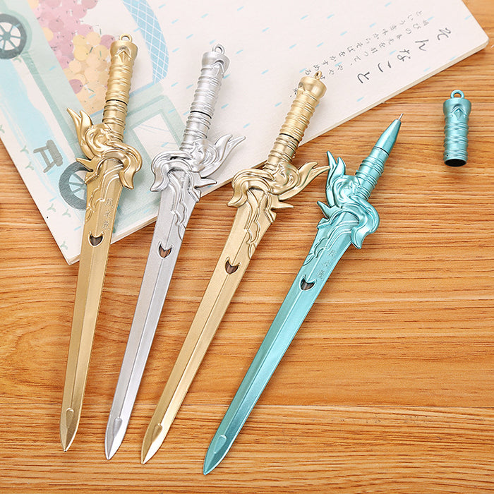 Wholesale Ballpoint Pen Plastic Creative Sword Gel Pen JDC-BP-Liuj033