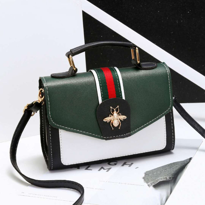 Wholesale Shoulder Bag PU Bee Small Square Bag Diagonal Span JDC-SD-Chengy004