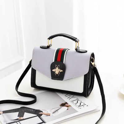 Wholesale Shoulder Bag PU Bee Small Square Bag Diagonal Span JDC-SD-Chengy004