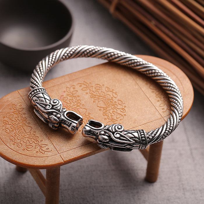 Wholesale Bracelet Jewelry Men's Classic Vintage Double Faucet JDC-BT-DieC003