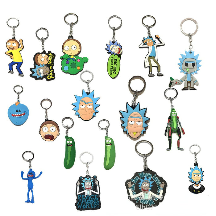 Jewelry WholesaleWholesale Cartoon Rubber Keychain MOQ≥3 JDC-KC-MMan001 Keychains 漫漫 %variant_option1% %variant_option2% %variant_option3%  Factory Price JoyasDeChina Joyas De China