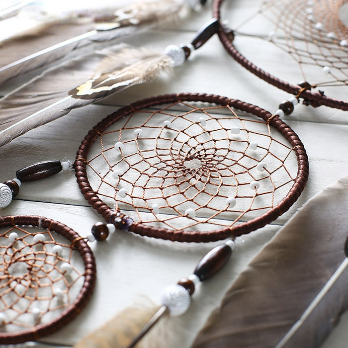 Jewelry WholesaleWholesale Indian Cotton Thread Feather Dreamcatcher MOQ≥2 JDC-DC-XR012 Dreamcatcher 薰然 %variant_option1% %variant_option2% %variant_option3%  Factory Price JoyasDeChina Joyas De China