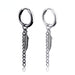 Jewelry WholesaleWholesale Titanium Steel Tassel Chain Single Earring JDC-ES-GSBSL020 Earrings 宝莎莉娜 %variant_option1% %variant_option2% %variant_option3%  Factory Price JoyasDeChina Joyas De China